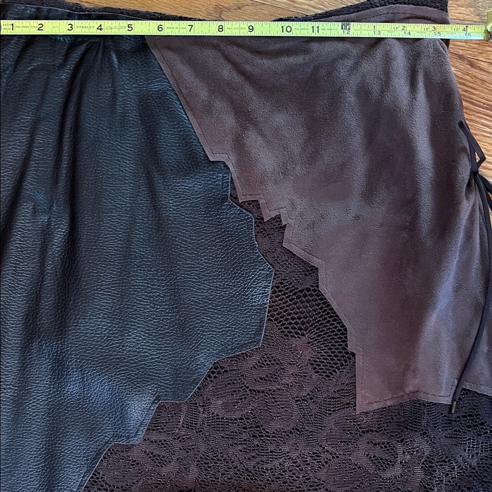 AlbertoMakaliBOHEMIANWesternEUC 2pieceFRINGE,SeudeLeatherLace.HeadTurningS:12/10 - Picture 8 of 16